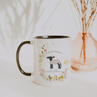 Nur ein Mädchen, das Schafe liebt | Monogramm