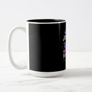 Nur ein Mädchen, das Schmetterling Liebe Zweifarbige Tasse