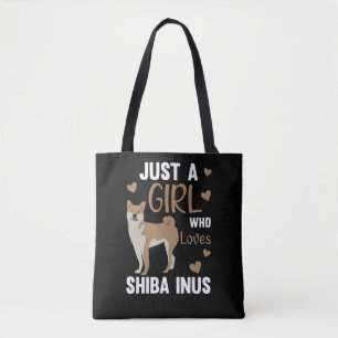 Nur ein Mädchen, das Shiba in den Niedlichen Hund Tasche