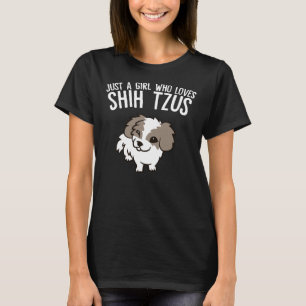 Nur ein Mädchen, das Shih Tzus Lieben T-Shirt