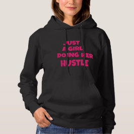 nur ein Mädchen, das sich ständig tut Hoodie