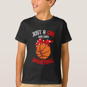 Nur ein Mädchen, das Sketll Girl Kids Mädchen 1 li T-Shirt
