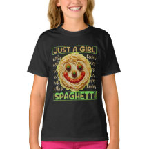 Nur ein Mädchen, das Spaghetti Liebe