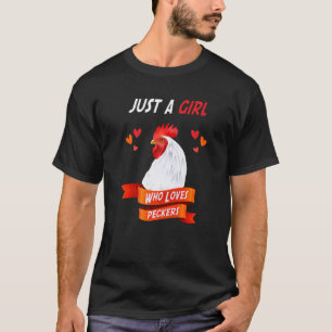 Nur ein Mädchen, das Spechte Lieben liebenswürdige T-Shirt