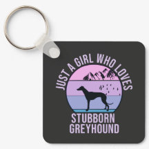 Nur ein Mädchen, das Stubborn-Greyhound-Liebe-Gesc
