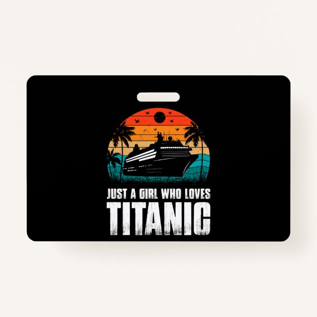 Nur ein Mädchen, das Titanic Liebe Ausweis (Vorderseite)