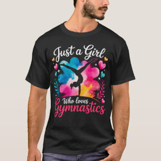 Nur ein Mädchen, das Turnen liebt T-Shirt