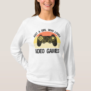 Nur ein Mädchen, das Videospiele liebt T-Shirt