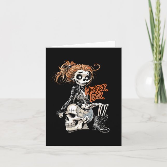 Nur ein Mädchen, das Violinen und Karate-Geschenke Karte (Vorderseite)