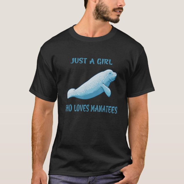 Nur ein Mädchen, das von Lieben geführt wird T-Shirt (Vorderseite)
