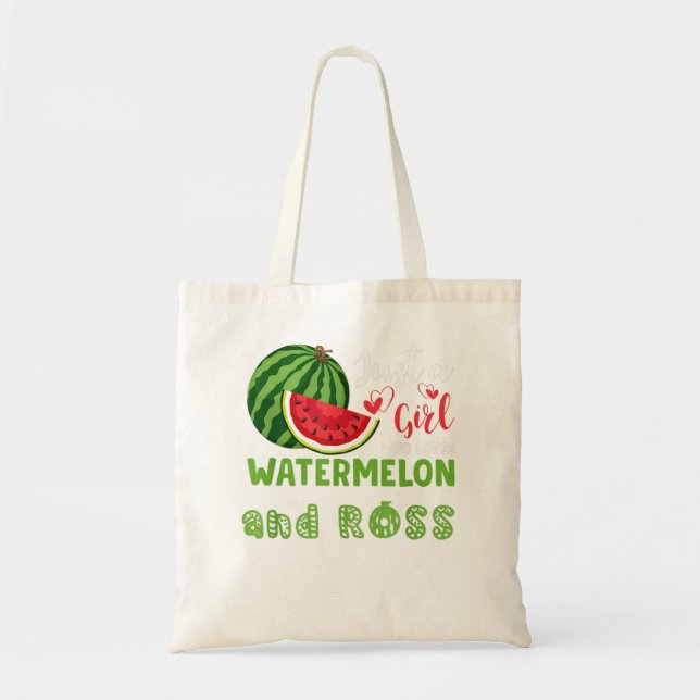 NUR EIN MÄDCHEN, DAS WATERMELON UND ROSS LIEBEN TRAGETASCHE (Vorne)