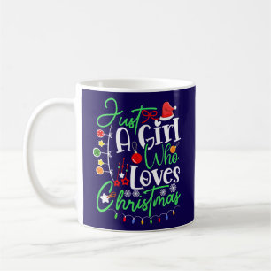 Nur ein Mädchen, das Weihnachten-64714 Lieben Kaffeetasse