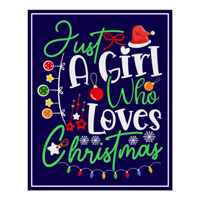 Nur ein Mädchen, das Weihnachten-64714 Lieben Poster (Vorderseite)
