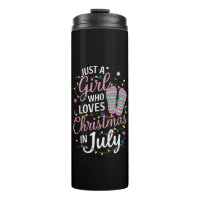 Nur ein Mädchen, das Weihnachten im Juli-Sommer li