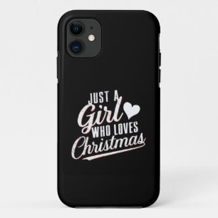 Nur ein Mädchen, das Weihnachten liebt Case-Mate iPhone Hülle