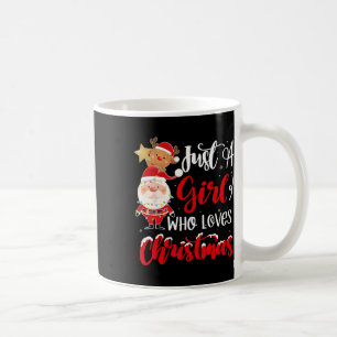 Nur ein Mädchen, das Weihnachtsspaß für Frauen lie Kaffeetasse