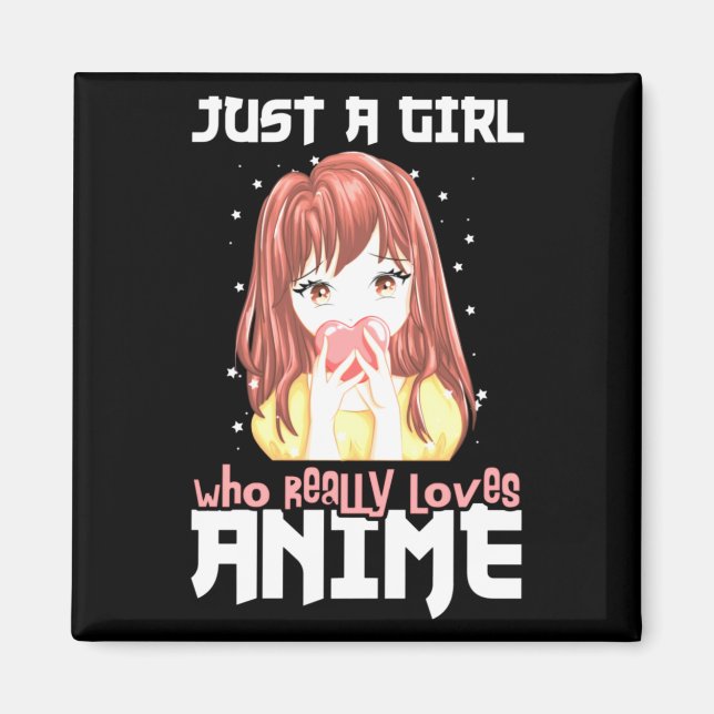 Nur ein Mädchen, das wirklich Anime Liebe Magnet (Vorne)