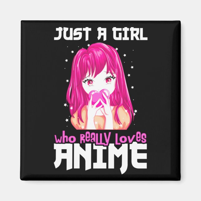 Nur ein Mädchen, das wirklich Anime Liebe Magnet (Vorne)