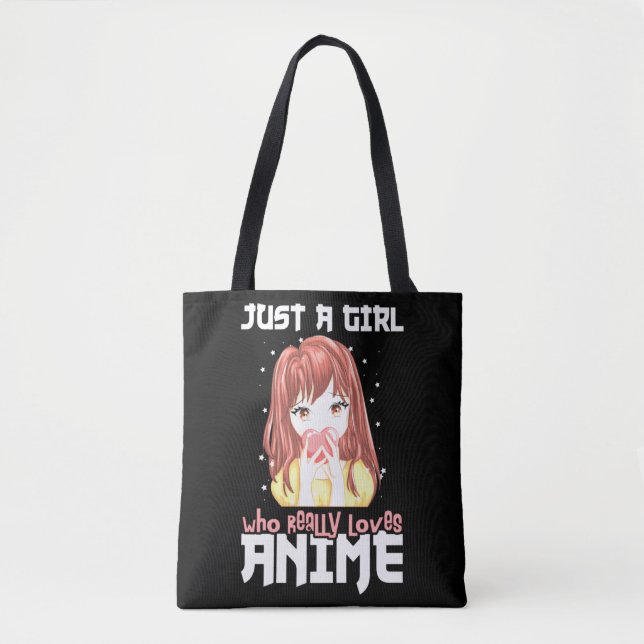 Nur ein Mädchen, das wirklich Anime Liebe Tasche (Vorderseite)