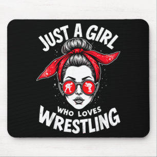 Nur ein Mädchen, das Wrestling-Wrestler-Kämpfer li Mousepad