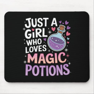 Nur ein Mädchen, das Zaubertrank Liebe Funny Hallo Mousepad