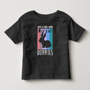 Nur ein Mädchen, die Bunnies Ostersonne Lieben Nie Kleinkind T-shirt