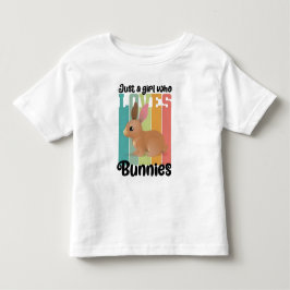 Nur ein Mädchen, die Bunnies Ostersonne Lieben Nie Kleinkind T-shirt