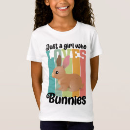 Nur ein Mädchen, die Bunnies Ostersonne Lieben Nie T-Shirt