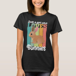 Nur ein Mädchen, die Bunnies Ostersonne Lieben Nie T-Shirt