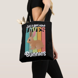 Nur ein Mädchen, die Bunnies Ostersonne Lieben Nie Tasche