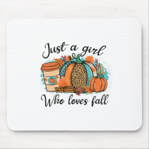 Nur ein Mädchen, die Lieben fallen Pumpen Gewürz L Mousepad