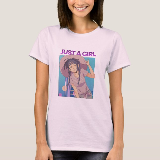 Nur ein Mädchen T-Shirt (Vorderseite)