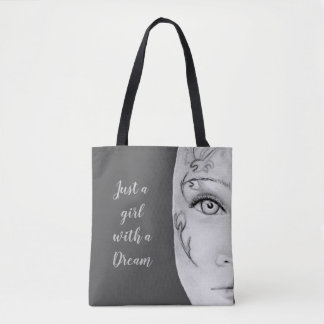 Nur ein Mädchen-Tote Tasche