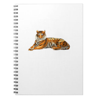 Nur ein Mädchen Wo Lieben Tiger. Perfektes Design  Notizblock