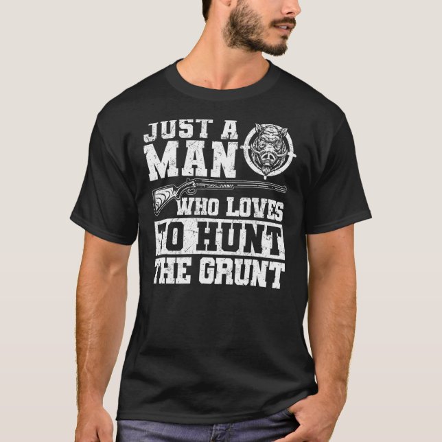 Nur ein Mann, der Liebe hat, den Grundurenhut H zu T-Shirt (Vorderseite)