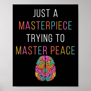 Nur ein Masterpiece Mental Health Awareness Green  Poster