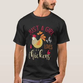 Nur ein Mensch, der Hühner liebt T-Shirt
