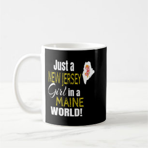 Nur ein neues Jersey-Mädchen in einem Mainworld-Ni Kaffeetasse