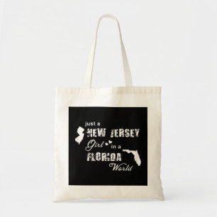 Nur ein New Jersey-Mädchen in Florida World in Shi Tragetasche