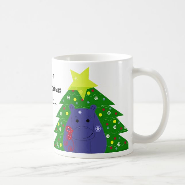 Nur ein Nilpferd wird es tun Kaffeetasse (Rechts)