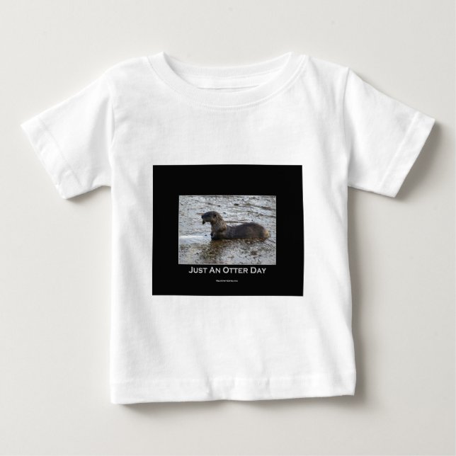 Nur ein Otter Day Geschenke Baby T-shirt (Vorderseite)