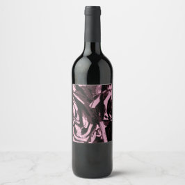 Nur ein paar Rose Weinetikett