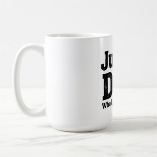 Nur ein Papa, der Donuts liebt – Lustiges Papa-Tas Kaffeetasse