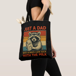 Nur ein Papa, der immer mit der Milch zurückkam Tasche