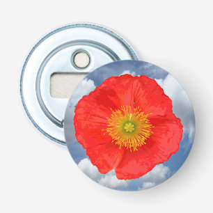 Nur ein Poppy Blossom + Ihr Text & Ideen Flaschenöffner