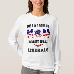 Nur ein regelmäßiger Mama-Langschläfer-T - Shirt