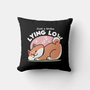 Nur ein Shiba, der niedrig fliegt: Niedliches Shib Kissen