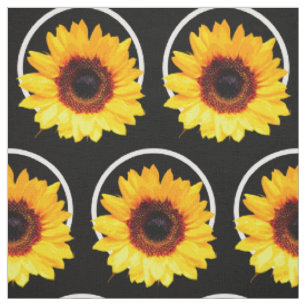 Nur ein Sonnenblume Blossom + Ihr Backgr. Ideen Stoff