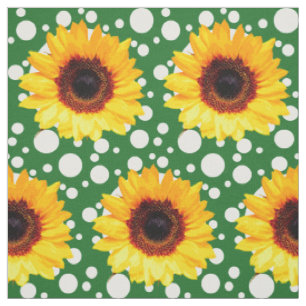 Nur ein Sonnenblume Blossom + Ihr Backgr. Ideen Stoff