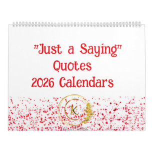 Nur ein Spruch 2026 Kalender
